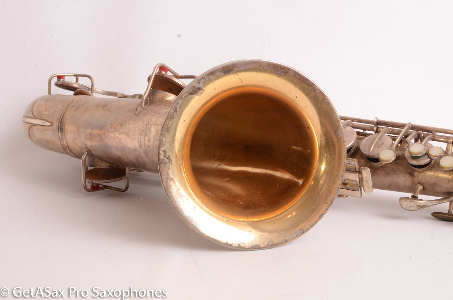 Conn New Wonder Tenor Original Silver Plate Old Pads 37334