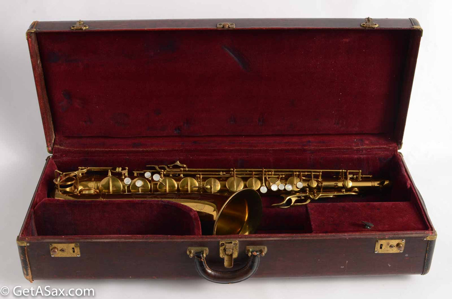 Conn 10M Tenor Near Mint Original Pads Rolled Tone Holes