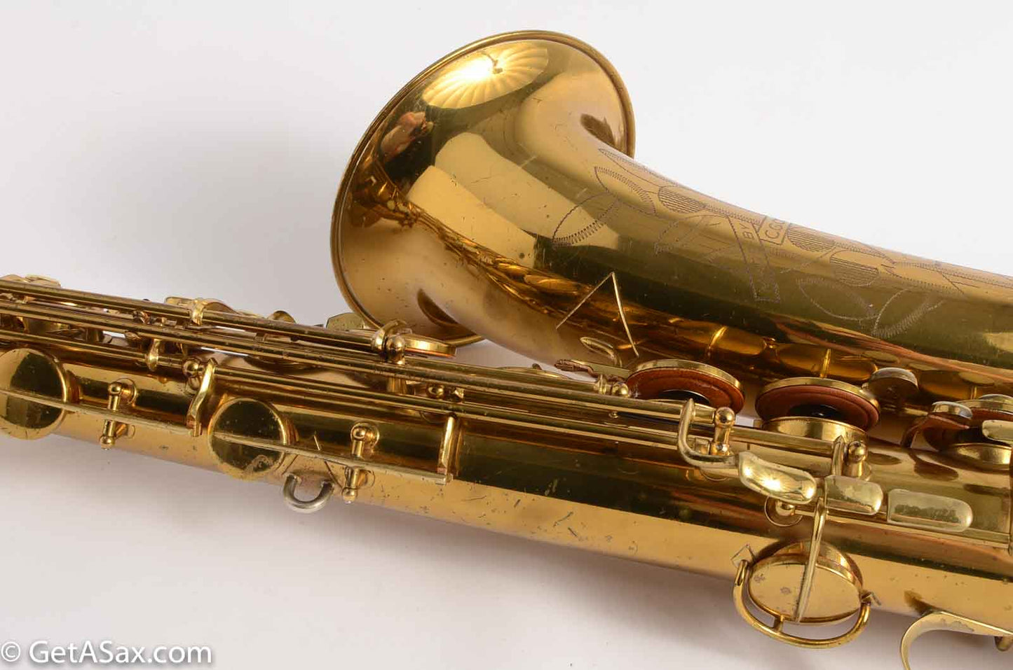 Conn 10M Tenor Near Mint Original Pads Rolled Tone Holes