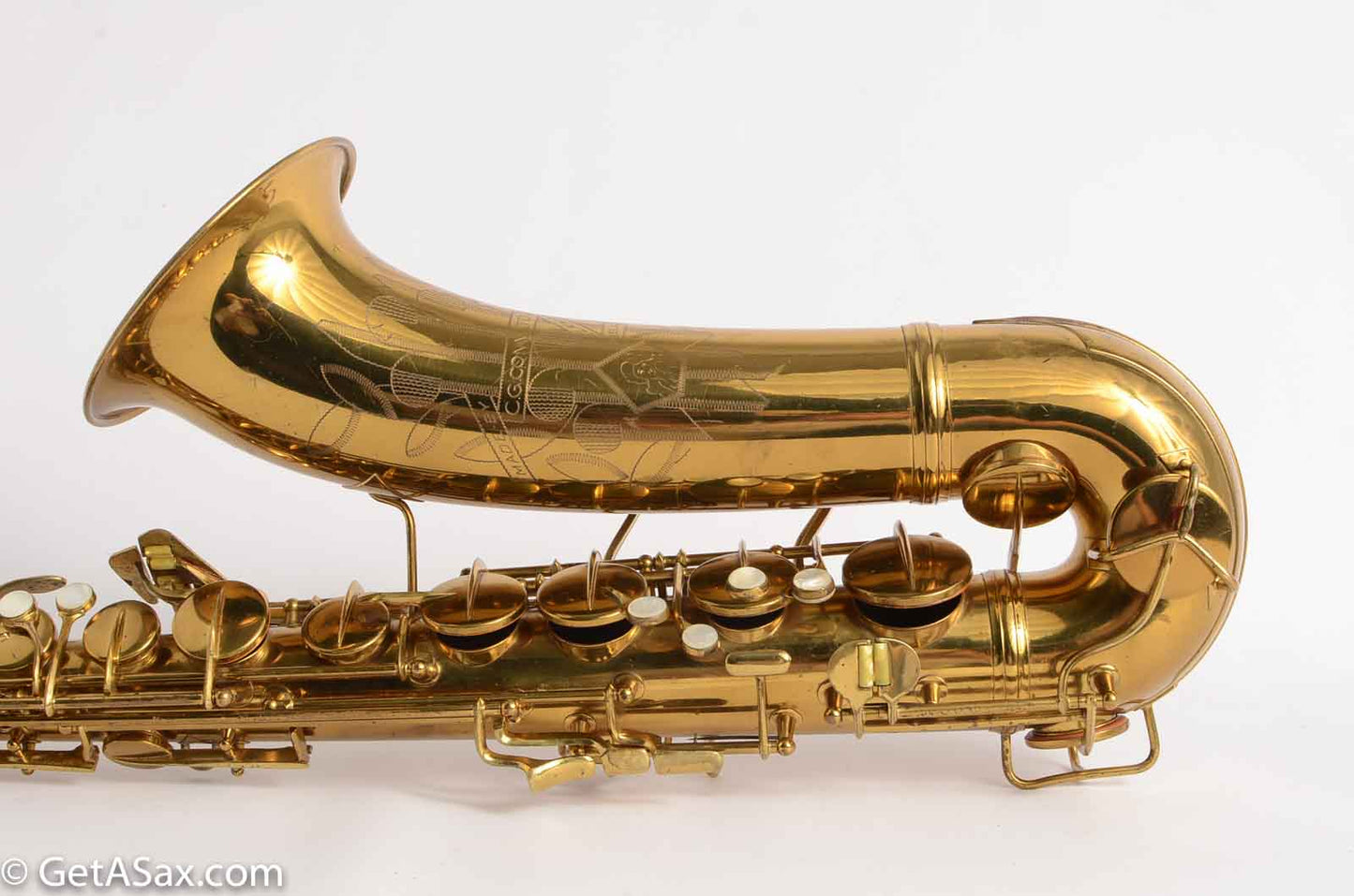 Conn 10M Tenor Near Mint Original Pads Rolled Tone Holes