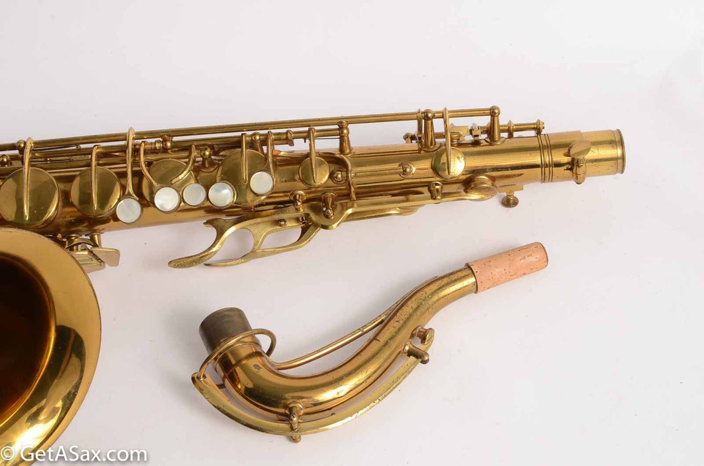 Conn 10M Tenor Near Mint Original Pads Rolled Tone Holes