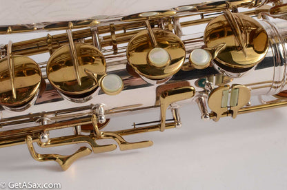 Conn 10M Tenor Late Example Silver with Gold Keys 792xxx