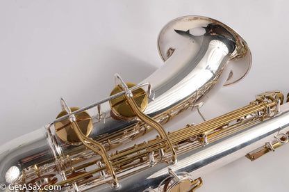 Conn 10M Tenor Late Example Silver with Gold Keys 792xxx