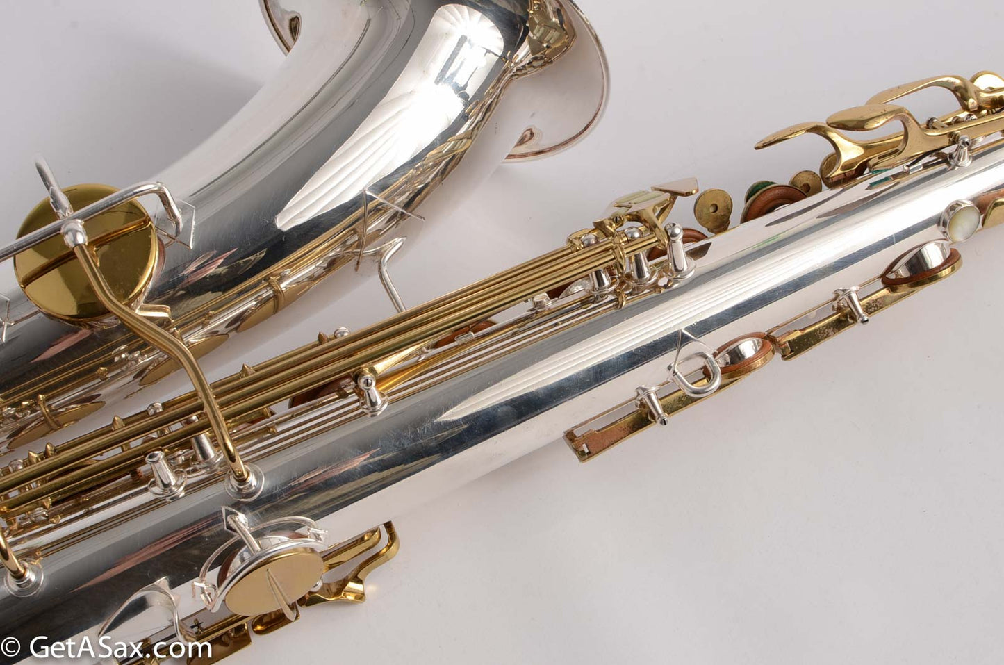 Conn 10M Tenor Late Example Silver with Gold Keys 792xxx