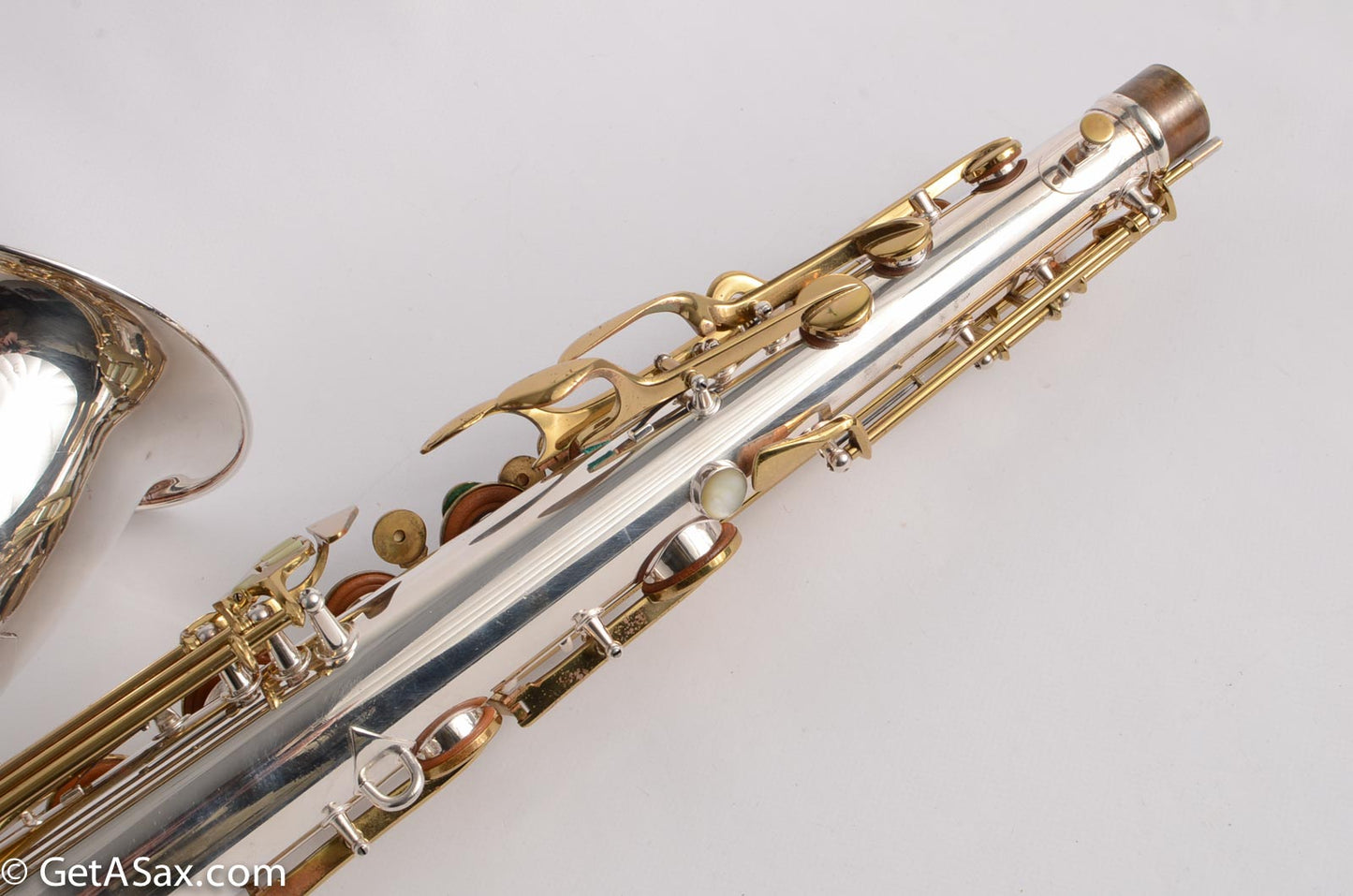 Conn 10M Tenor Late Example Silver with Gold Keys 792xxx