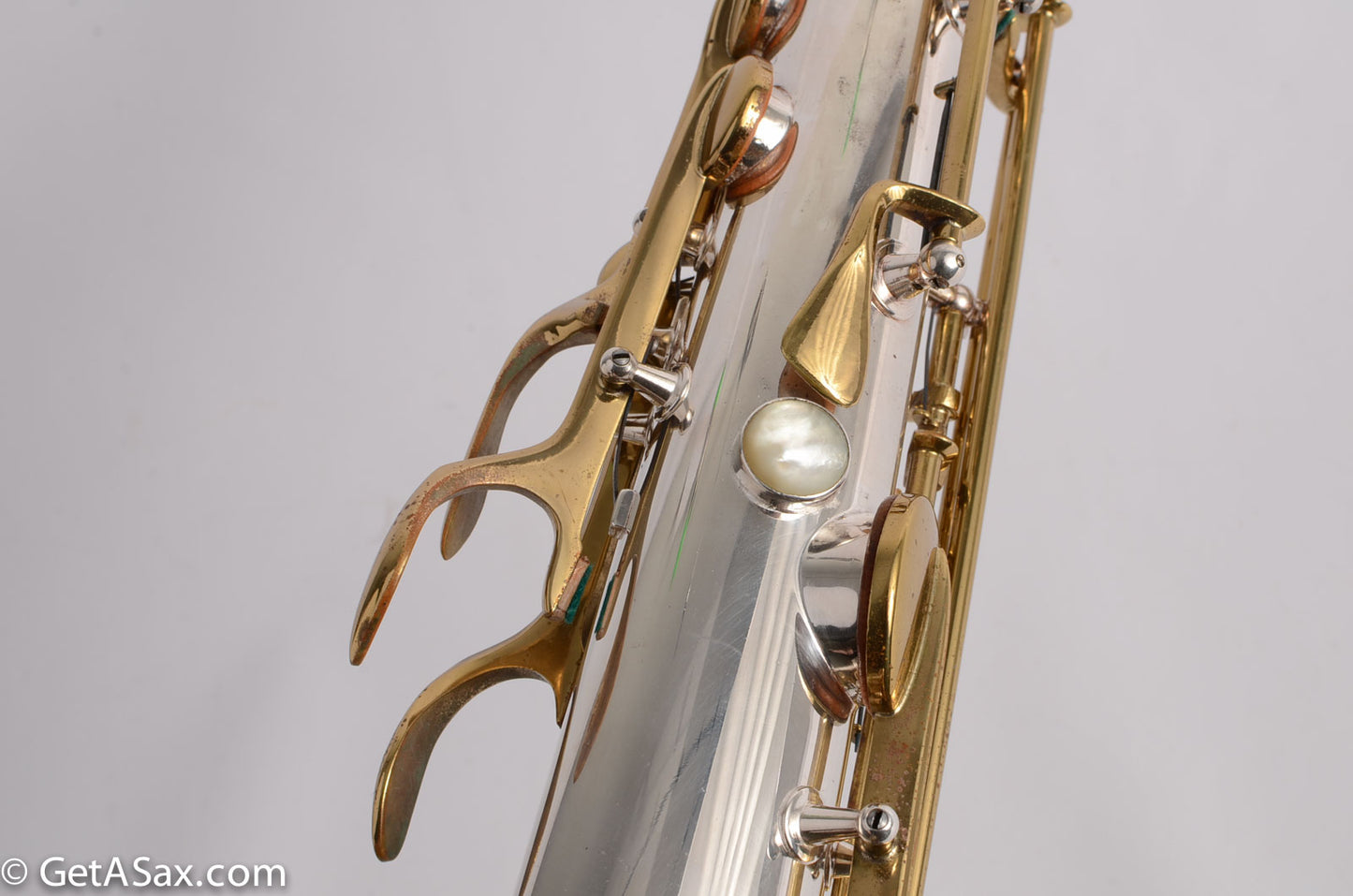 Conn 10M Tenor Late Example Silver with Gold Keys 792xxx