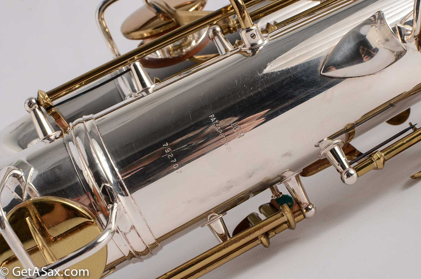 Conn 10M Tenor Late Example Silver with Gold Keys 792xxx