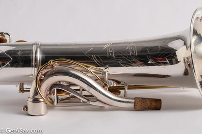 Conn 10M Tenor Late Example Silver with Gold Keys 792xxx