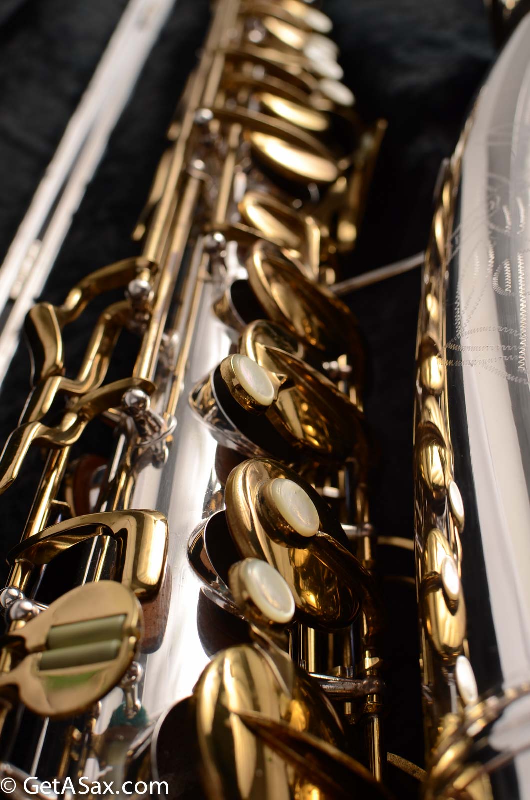 Conn 10M Tenor Late Example Silver with Gold Keys 792xxx