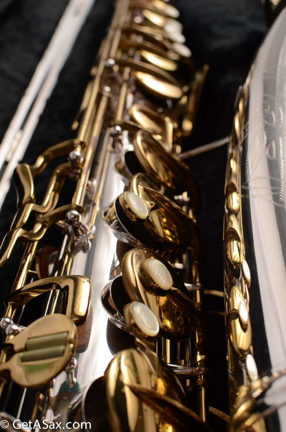 Conn 10M Tenor Late Example Silver with Gold Keys 792xxx