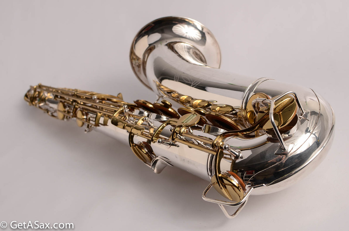 Conn 10M Tenor Late Example Silver with Gold Keys 792xxx