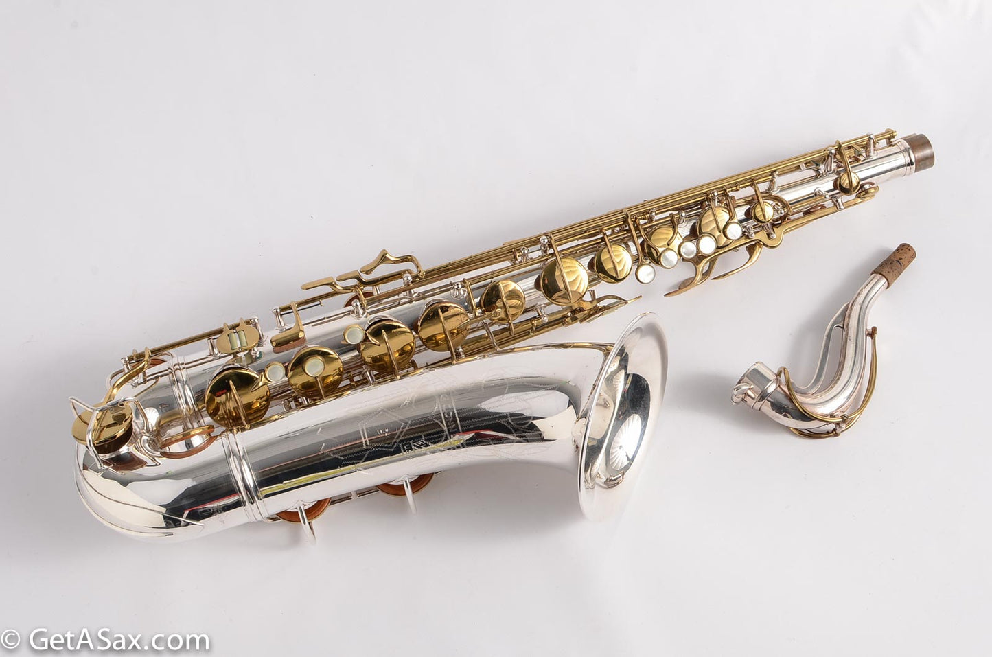 Conn 10M Tenor Late Example Silver with Gold Keys 792xxx