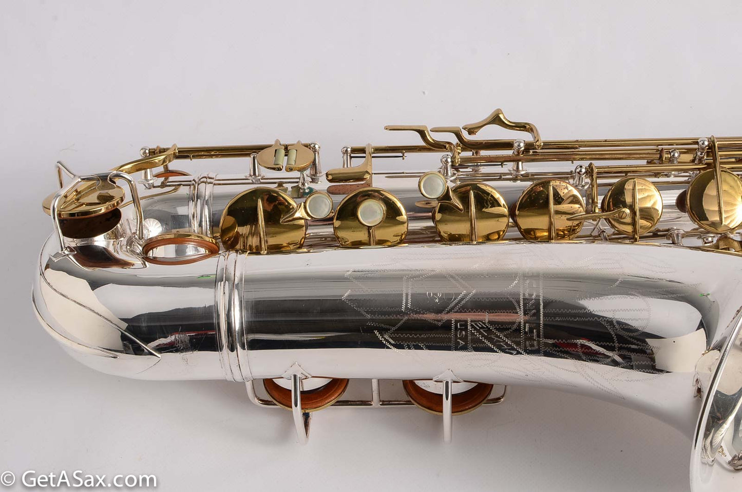 Conn 10M Tenor Late Example Silver with Gold Keys 792xxx