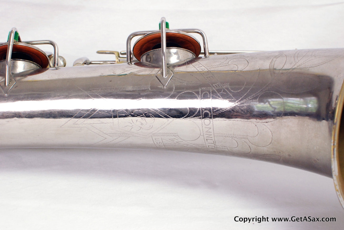 Conn 12M Baritone Saxophone 314xxx Rare Nickel Plate