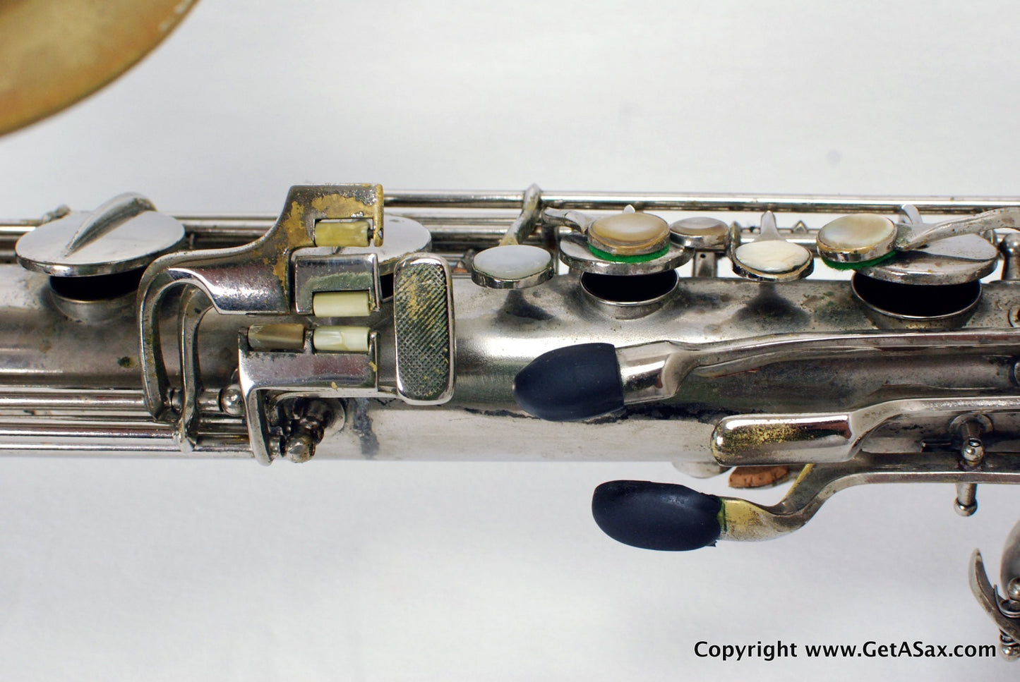 Conn 12M Baritone Saxophone 314xxx Rare Nickel Plate