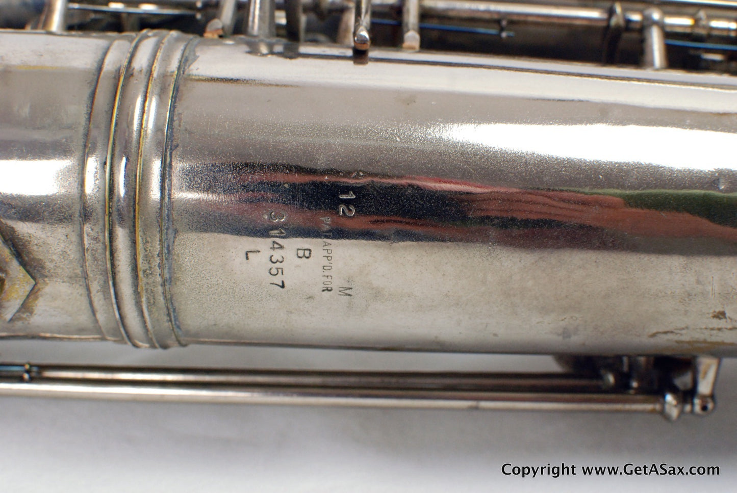 Conn 12M Baritone Saxophone 314xxx Rare Nickel Plate