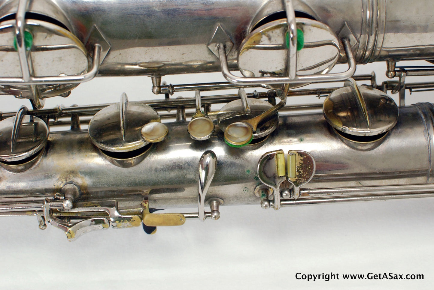 Conn 12M Baritone Saxophone 314xxx Rare Nickel Plate