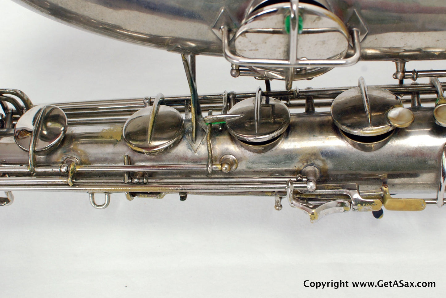 Conn 12M Baritone Saxophone 314xxx Rare Nickel Plate