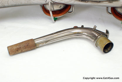 Conn 12M Baritone Saxophone 314xxx Rare Nickel Plate
