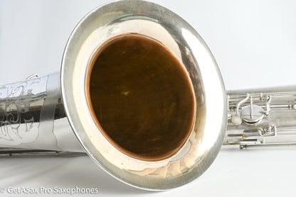 Conn 14M Series 1 Bass Saxophone Overhauled! Original Silver The Best 222163
