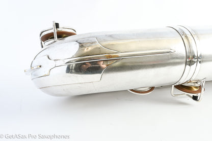 Conn 14M Series 1 Bass Saxophone Overhauled! Original Silver The Best 222163