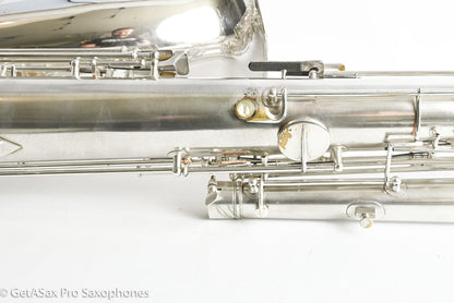 Conn 14M Series 1 Bass Saxophone Overhauled! Original Silver The Best 222163
