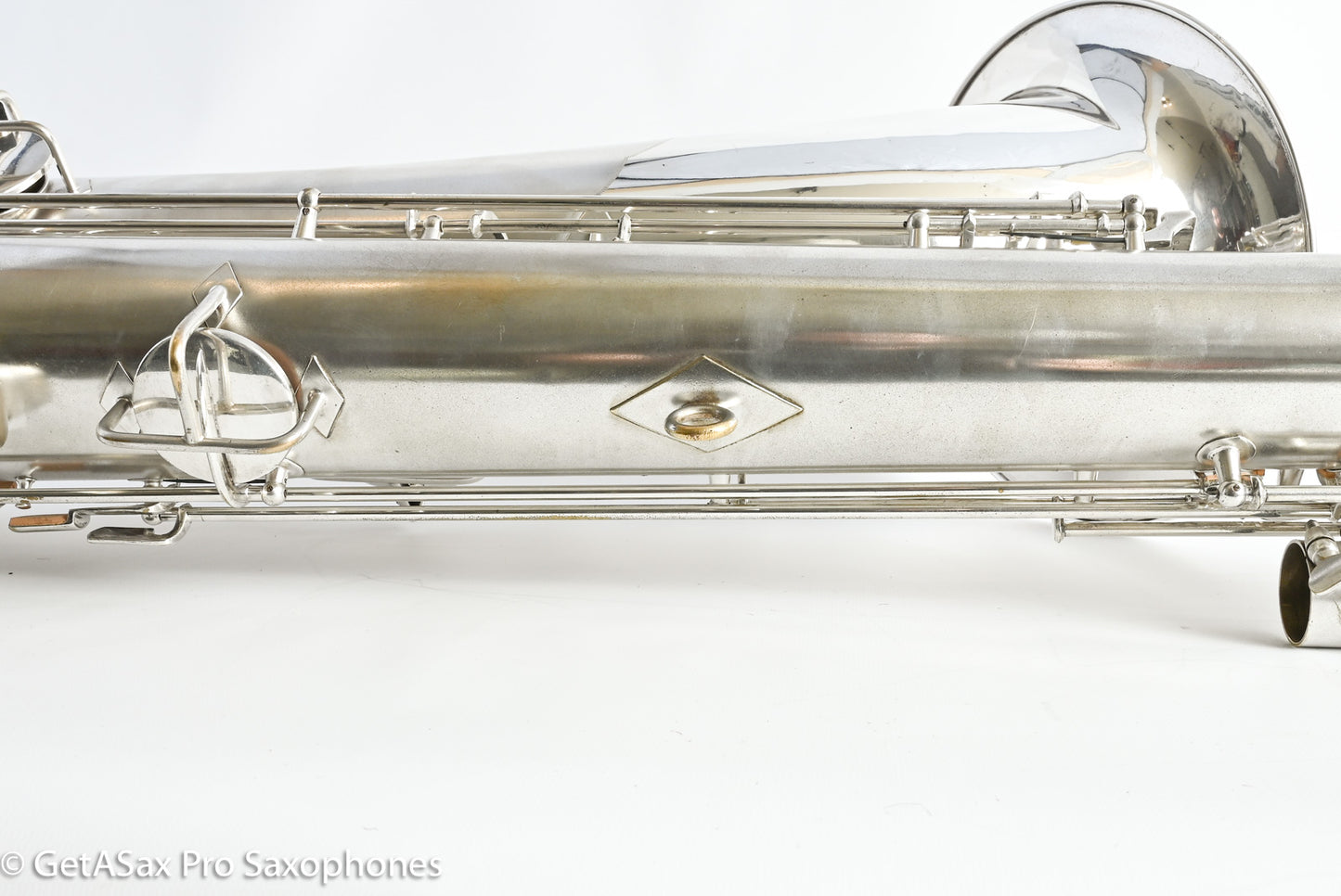 Conn 14M Series 1 Bass Saxophone Overhauled! Original Silver The Best 222163