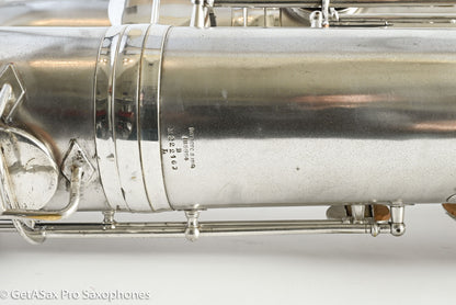 Conn 14M Series 1 Bass Saxophone Overhauled! Original Silver The Best 222163