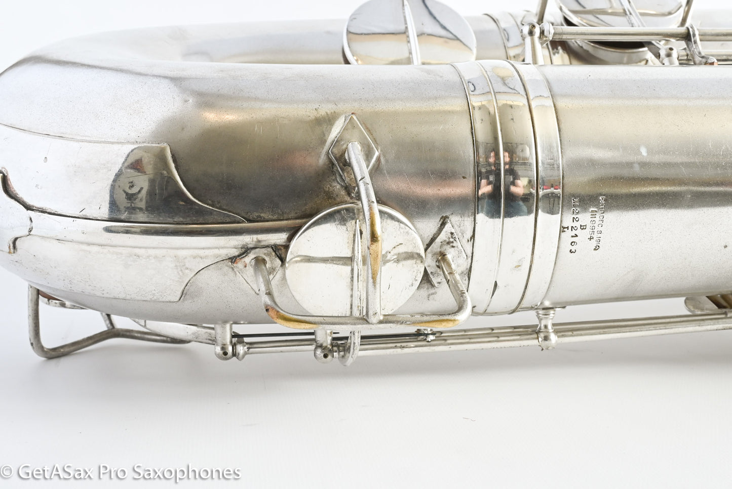 Conn 14M Series 1 Bass Saxophone Overhauled! Original Silver The Best 222163