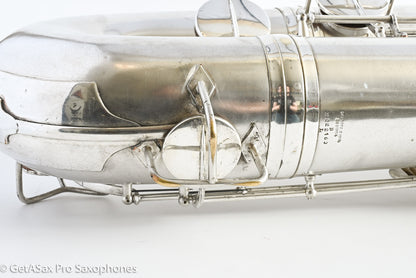 Conn 14M Series 1 Bass Saxophone Overhauled! Original Silver The Best 222163