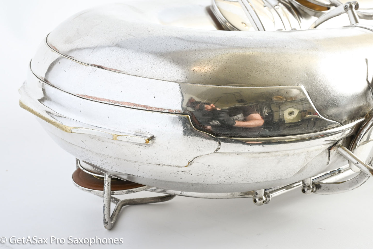 Conn 14M Series 1 Bass Saxophone Overhauled! Original Silver The Best 222163
