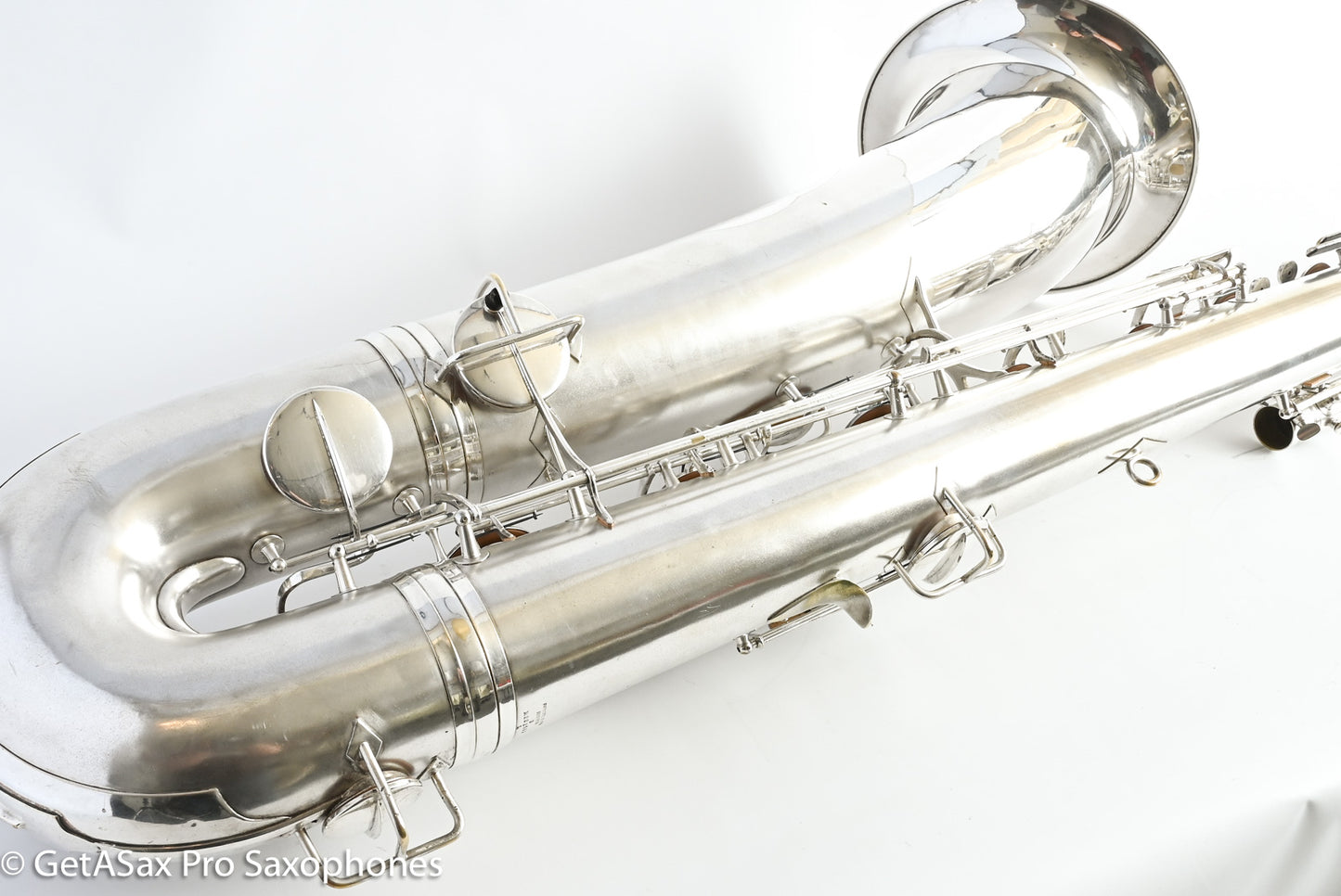 Conn 14M Series 1 Bass Saxophone Overhauled! Original Silver The Best 222163