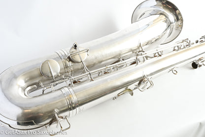 Conn 14M Series 1 Bass Saxophone Overhauled! Original Silver The Best 222163
