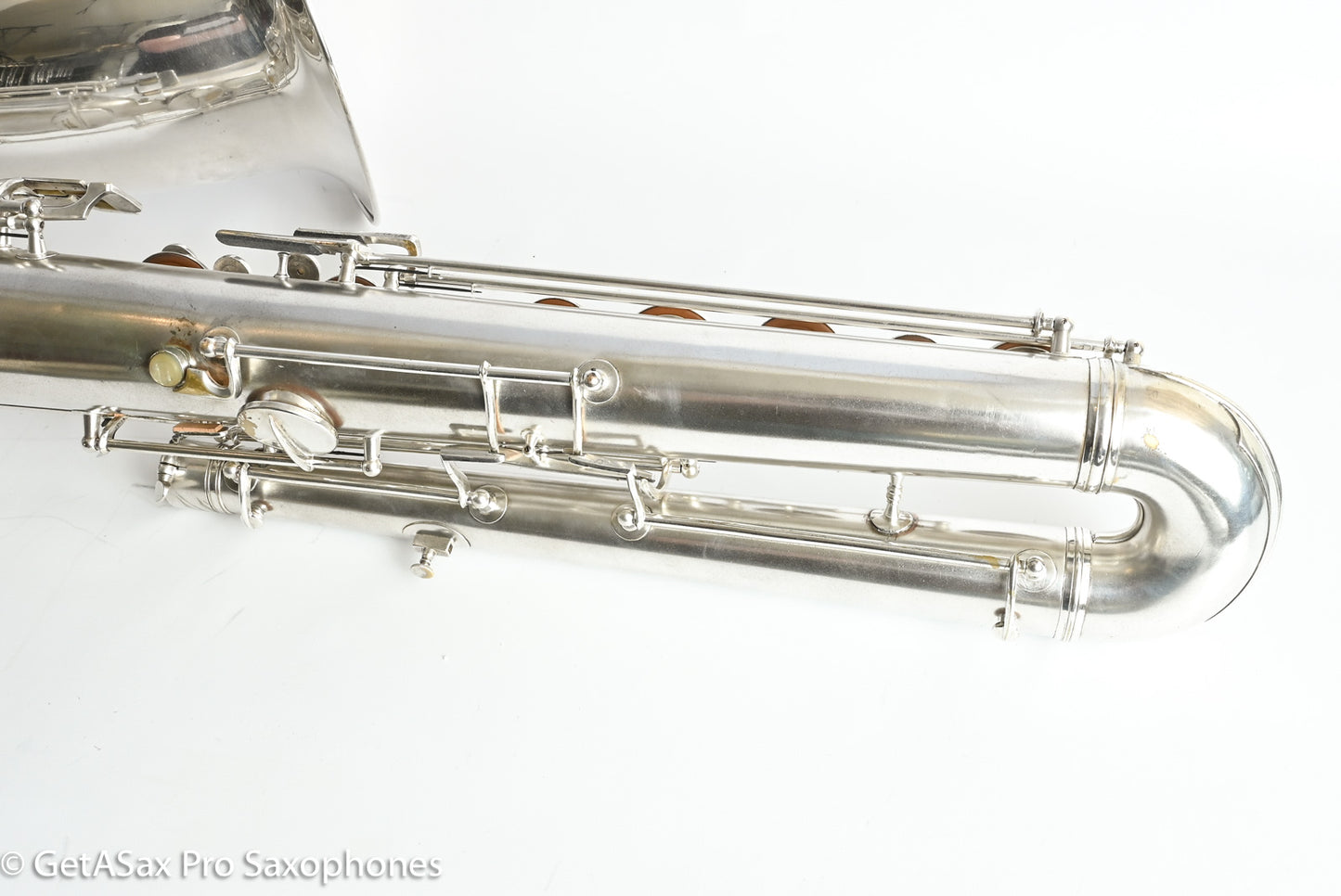 Conn 14M Series 1 Bass Saxophone Overhauled! Original Silver The Best 222163