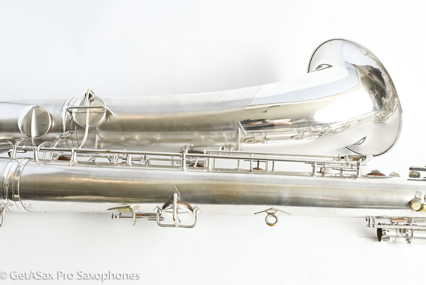 Conn 14M Series 1 Bass Saxophone Overhauled! Original Silver The Best 222163