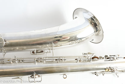 Conn 14M Series 1 Bass Saxophone Overhauled! Original Silver The Best 222163