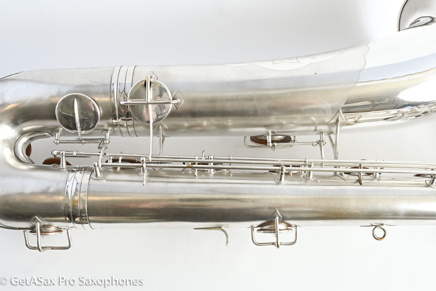 Conn 14M Series 1 Bass Saxophone Overhauled! Original Silver The Best 222163