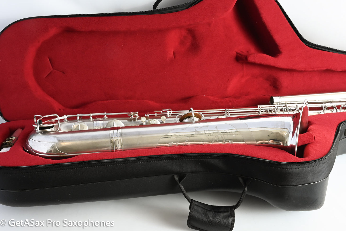 Conn 14M Series 1 Bass Saxophone Overhauled! Original Silver The Best 222163