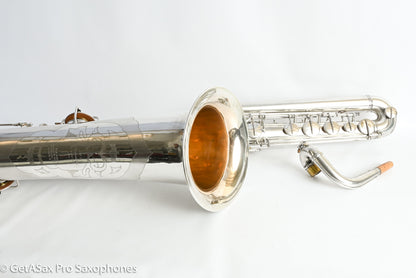 Conn 14M Series 1 Bass Saxophone Overhauled! Original Silver The Best 222163
