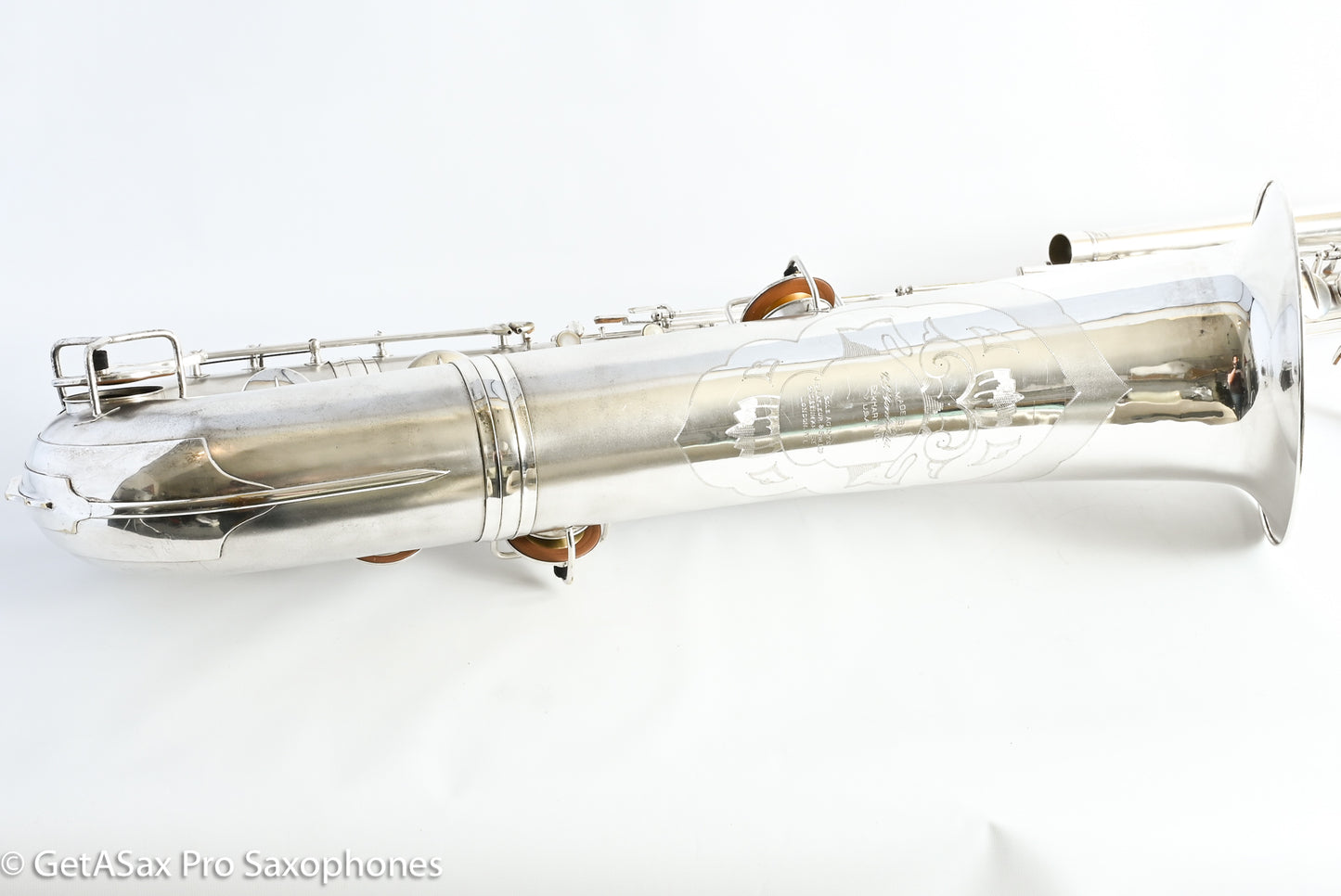 Conn 14M Series 1 Bass Saxophone Overhauled! Original Silver The Best 222163