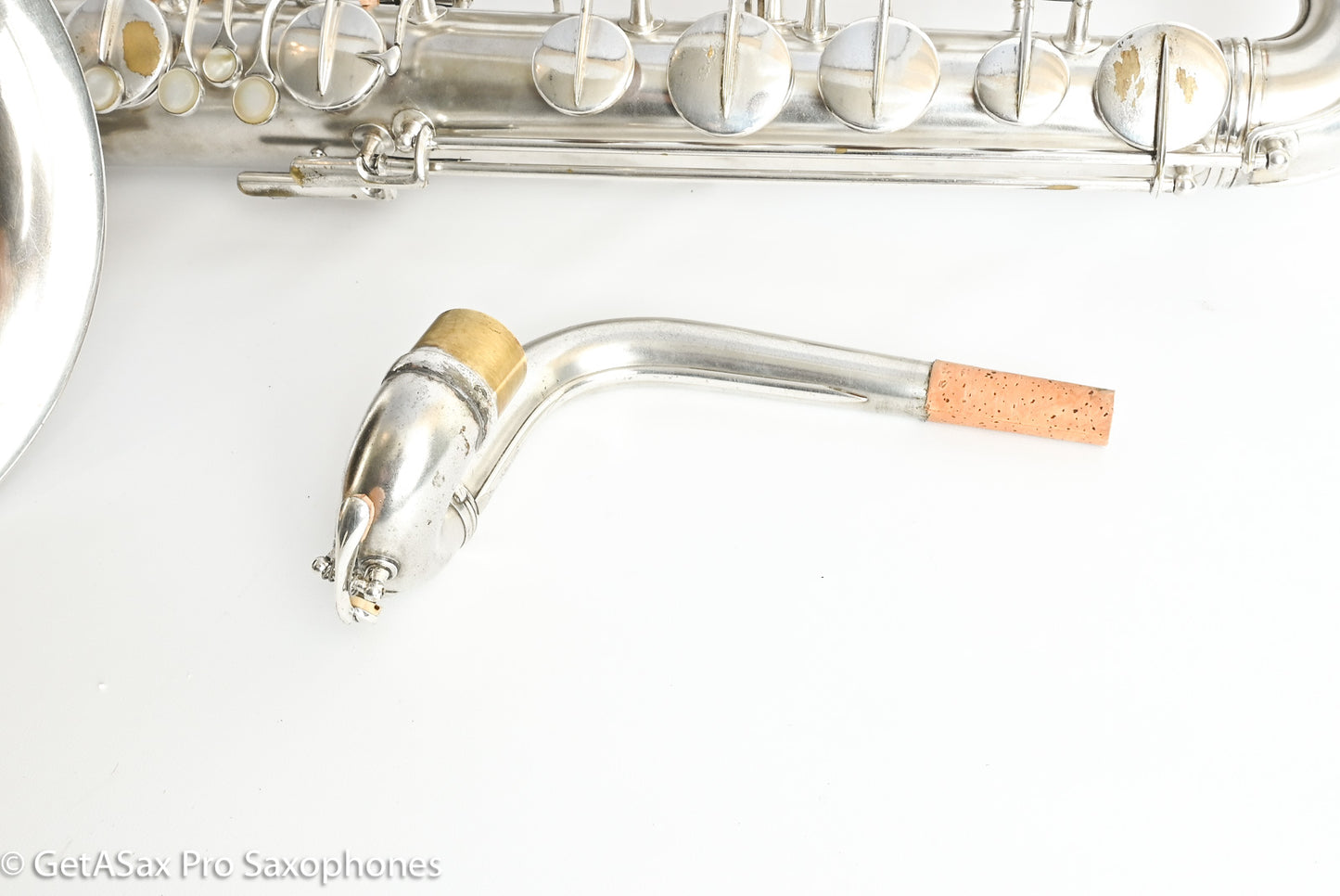 Conn 14M Series 1 Bass Saxophone Overhauled! Original Silver The Best 222163