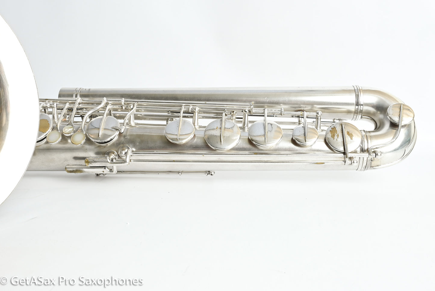 Conn 14M Series 1 Bass Saxophone Overhauled! Original Silver The Best 222163