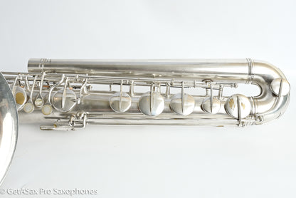 Conn 14M Series 1 Bass Saxophone Overhauled! Original Silver The Best 222163