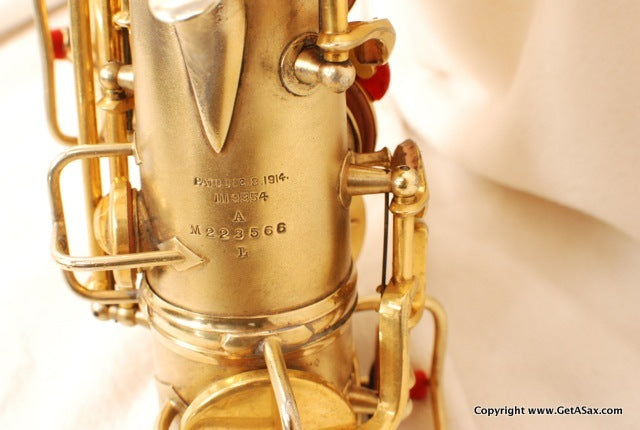 Conn New Wonder II Chu Berry Alto Saxophone Gold Plated