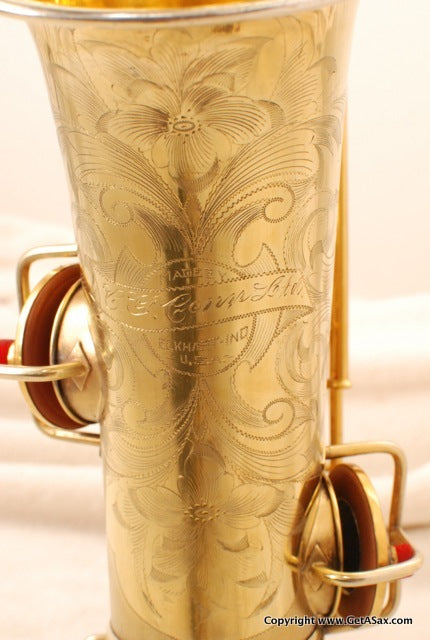 Conn New Wonder II Chu Berry Alto Saxophone Gold Plated