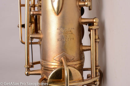Conn 6M Alto Original Satin Gold Plate Super Rare! Good Pads 253005