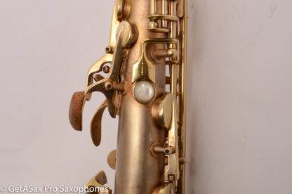Conn 6M Alto Original Satin Gold Plate Super Rare! Good Pads 253005