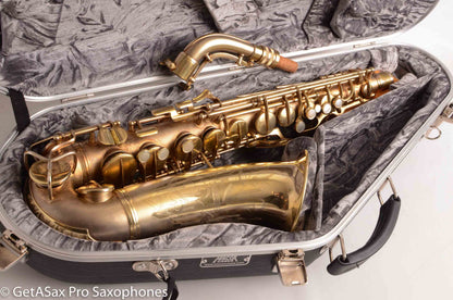 Conn 6M Alto Original Satin Gold Plate Super Rare! Good Pads 253005
