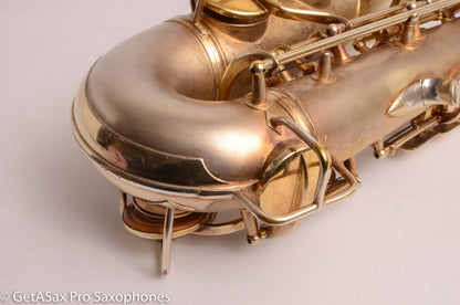 Conn 6M Alto Original Satin Gold Plate Super Rare! Good Pads 253005