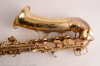 Conn 6M Alto Original Satin Gold Plate Super Rare! Good Pads 253005